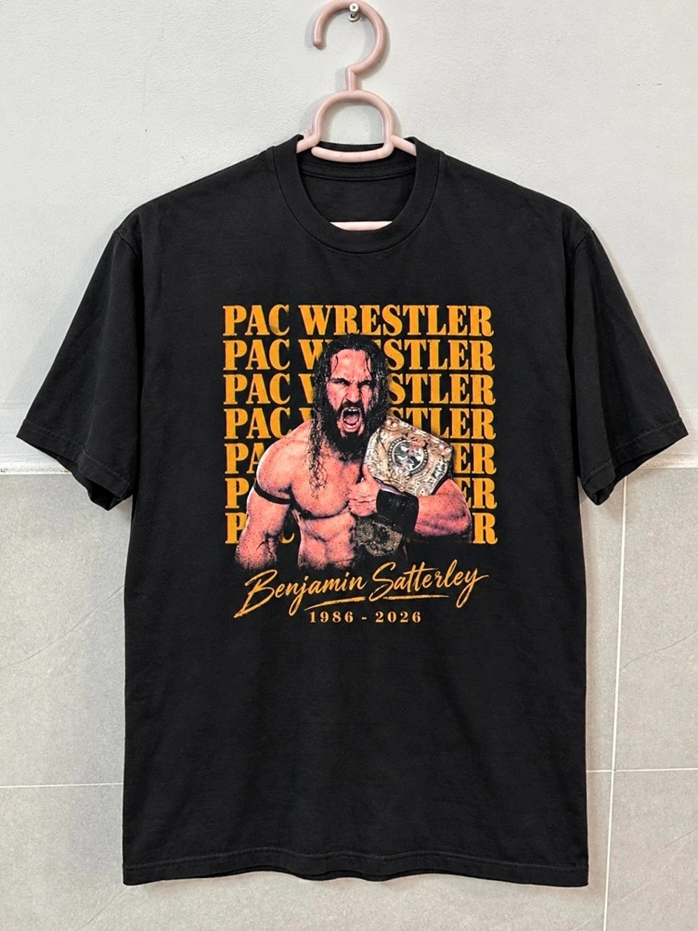 Rip PAC Wrestling Benjamin Satterley Memorial T-Shirt in Black
